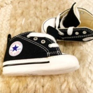Converse Sneakers Black Infant SZ.1 NWOT
